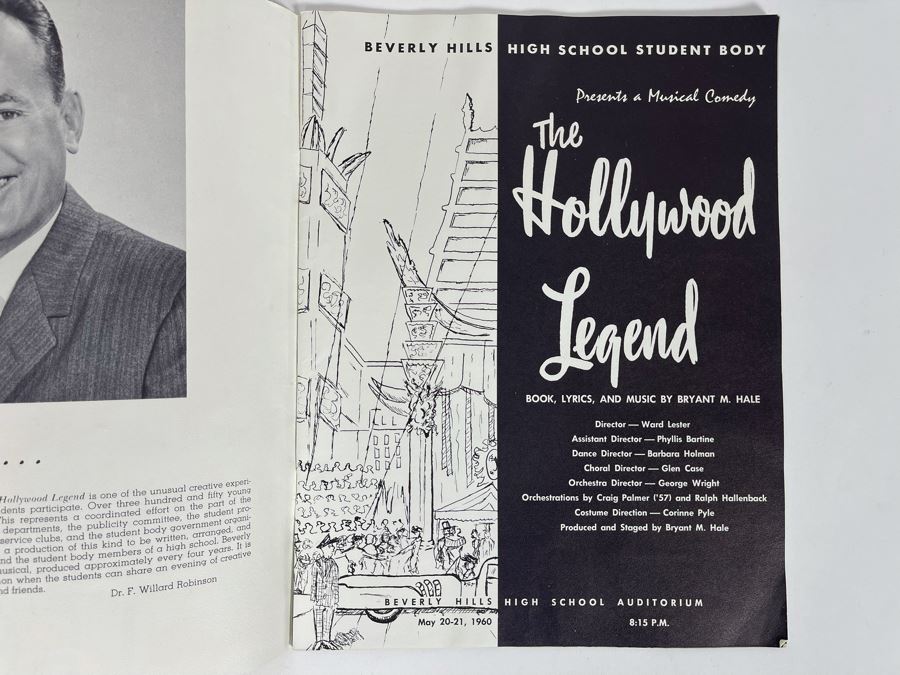 1960 Beverly Hills High School Play Program Bryant M. Hale's 'The Hollywood Legend' [Photo 3]