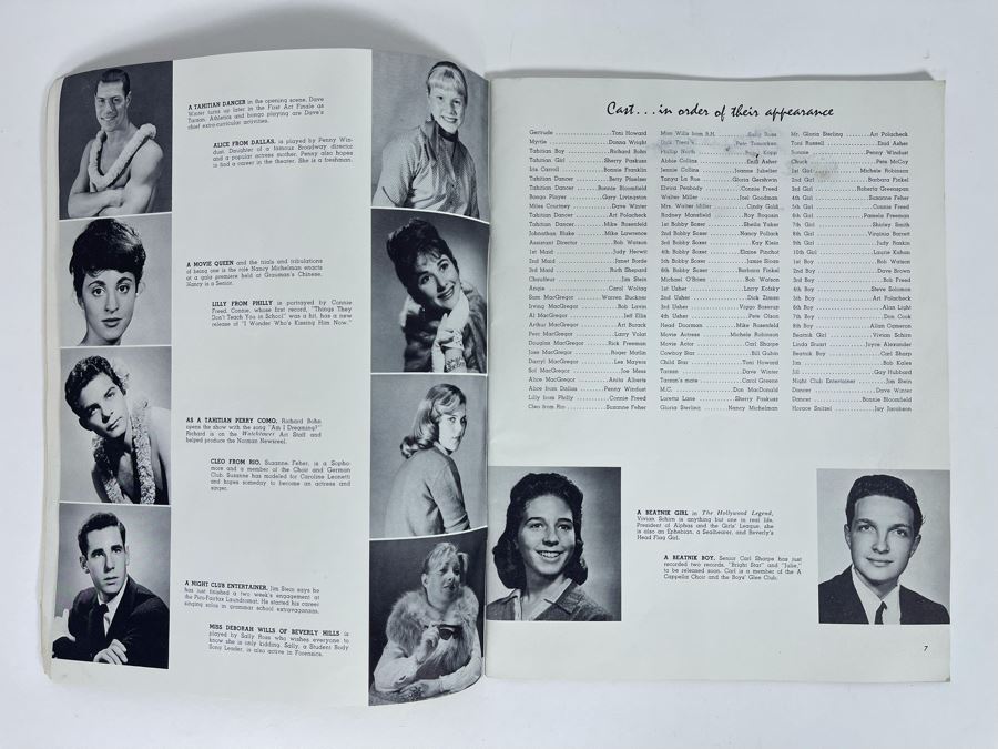 1960 Beverly Hills High School Play Program Bryant M. Hale's 'The Hollywood Legend' [Photo 5]