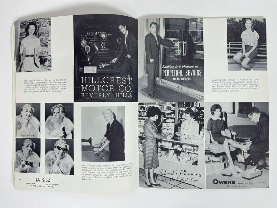 1960 Beverly Hills High School Play Program Bryant M. Hale's 'The Hollywood Legend' [Photo 6]