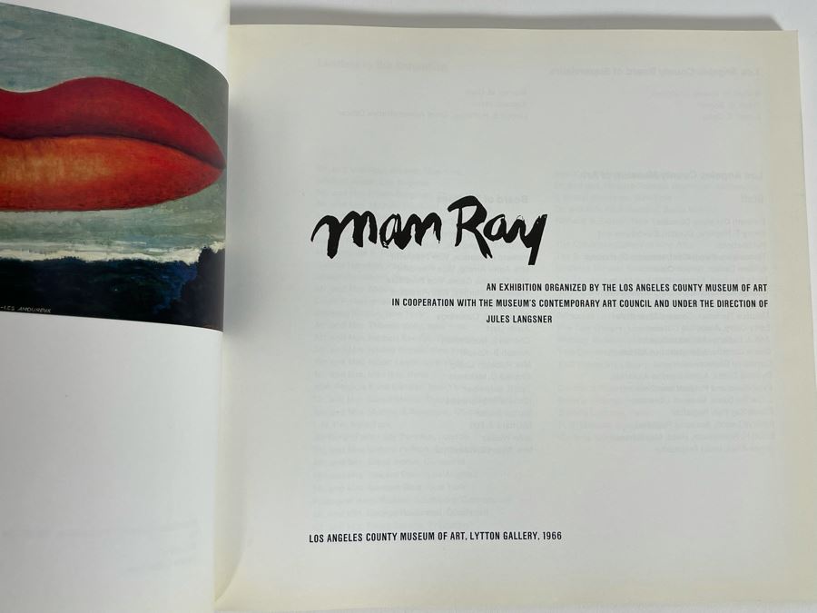 1966 Man Ray Catalog From The Los Angeles County Museum Of Art, Lytton Gallery [Photo 3]