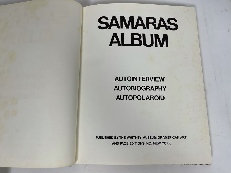 1971 Limited First Edition Samaras Album Book Autointerview Autobiography Autopolaroid Whitney Museum Of American Art [Photo 5]