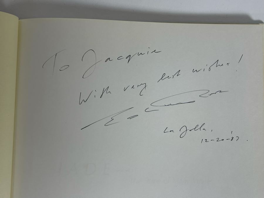 Signed Limited Edition Specially Bound Book Jade For You Value Guide To Fine Jewelry Jade Signed By John Y. Ng And Edmond Root [Photo 7]