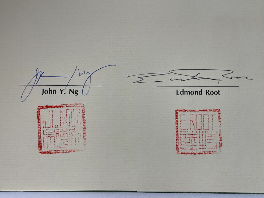 Signed Limited Edition Specially Bound Book Jade For You Value Guide To Fine Jewelry Jade Signed By John Y. Ng And Edmond Root [Photo 6]
