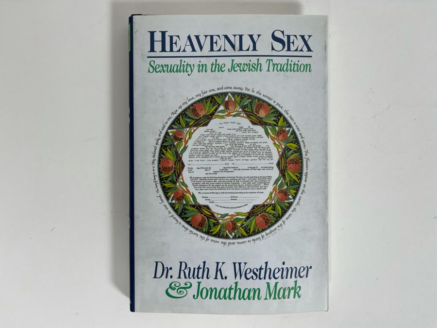 Signed Dr. Ruth K. Westheimer Book Heavenly Sex: Sexuality In The Jewish Tradition [Photo 2]