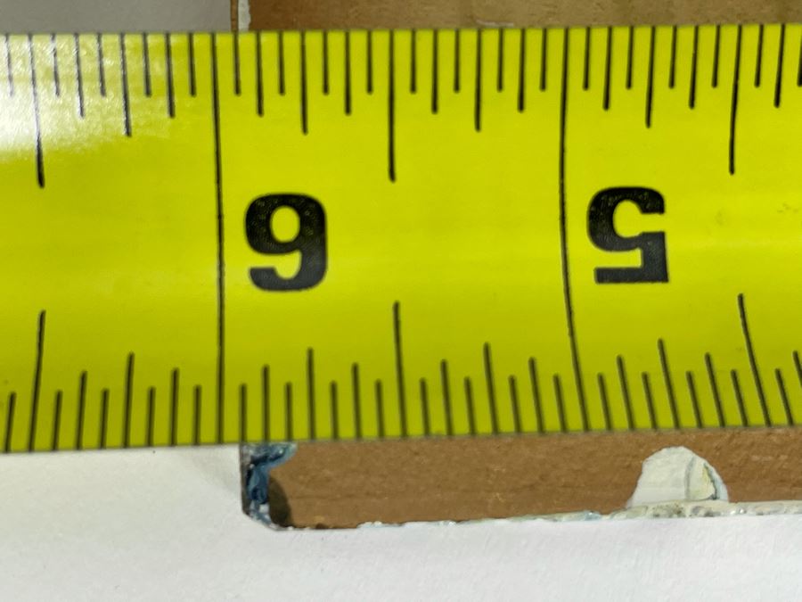 Original Abstract Painting On Tile Artist Unknown 6 X 6 [Photo 12]