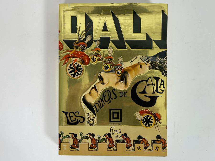 First Edition 1973 Salvador Dali Book Les Diners De Gala France By Draeger Felicie (Cookbook Or Diners By Dali) [Photo 3]