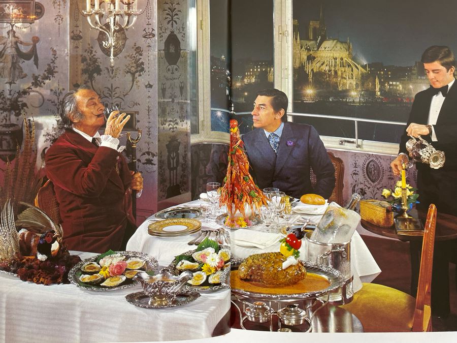 First Edition 1973 Salvador Dali Book Les Diners De Gala France By Draeger Felicie (Cookbook Or Diners By Dali) [Photo 13]