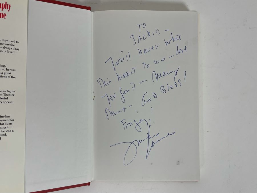 Signed Book 'That Lucky Old Son' The Autobiography Of Frankie Laine Signed By Frankie Laine [Photo 4]