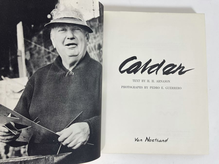 1966 First Edition Book Calder Text By H. H. Arnason Van Nostrand [Photo 5]