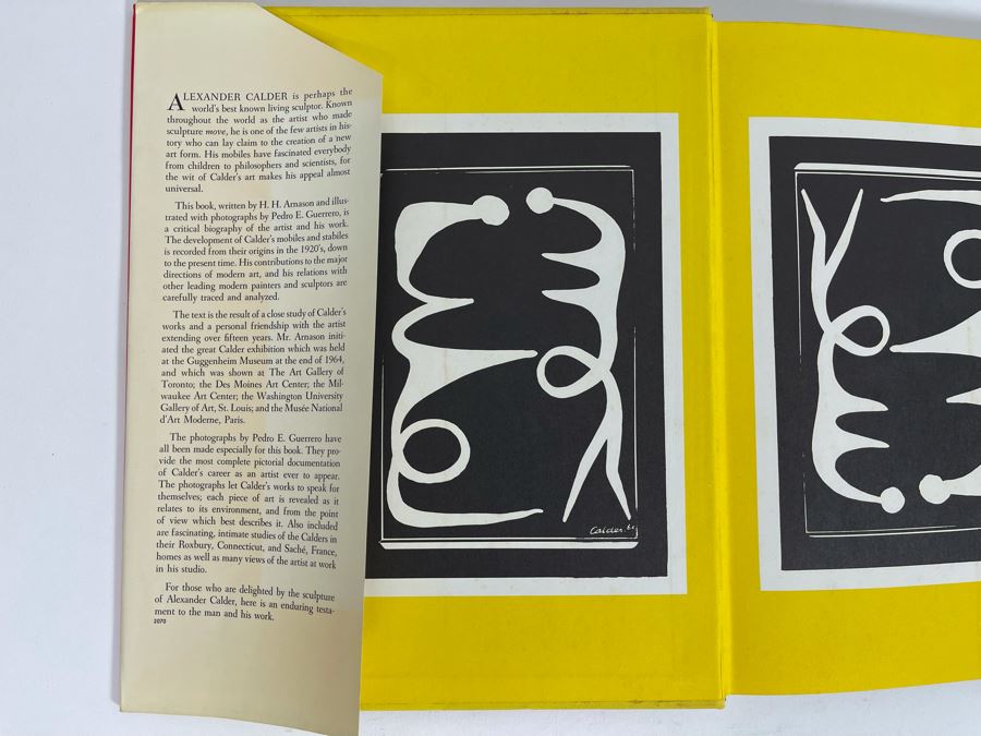 1966 First Edition Book Calder Text By H. H. Arnason Van Nostrand [Photo 3]