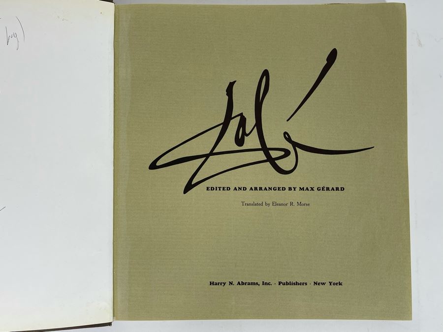 1968 First Edition Book Dali By Max Gerard France Draeger Harry N. Abrams [Photo 8]