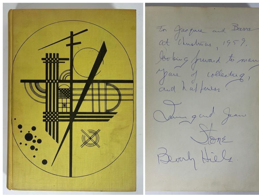 First Edition Book Wassily Kandinsky Life And Work By Will Grohmann Personalized And Signed By Irving Stone [Photo 1]
