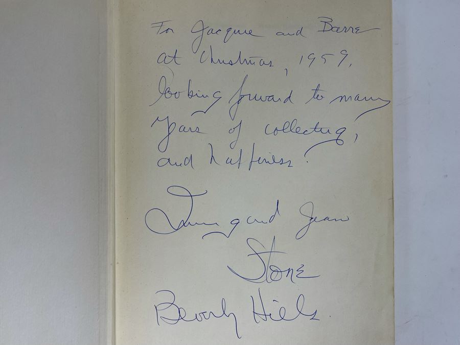 First Edition Book Wassily Kandinsky Life And Work By Will Grohmann Personalized And Signed By Irving Stone [Photo 4]