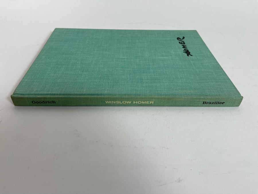First Edition 1959 Book Winslow Homer By Lloyd Goodrich George Braziller Personalized And Signed By Irving Stone [Photo 3]