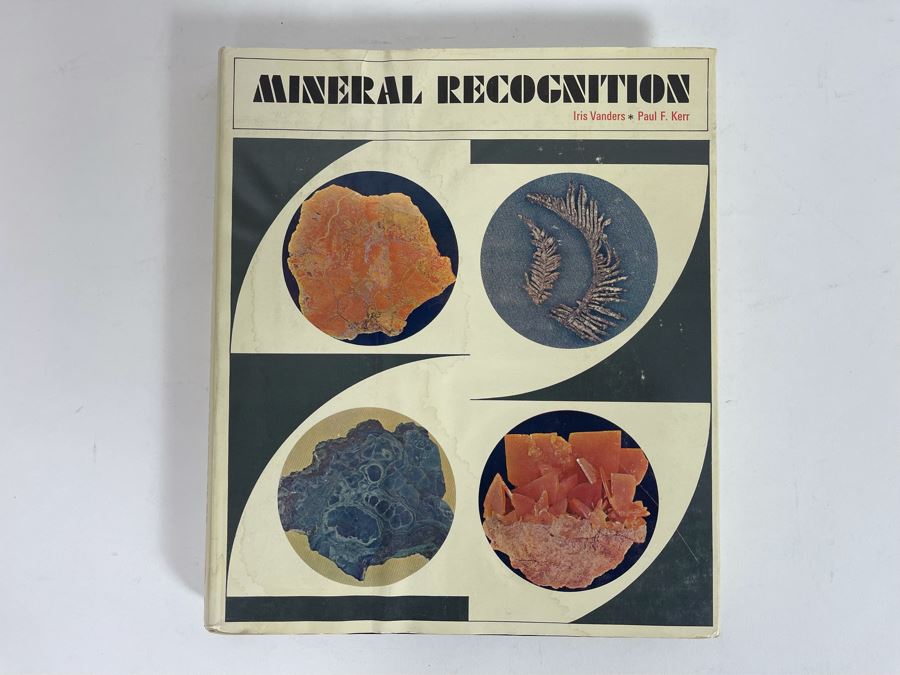 Signed First Edition 1967 Book Mineral Recognition Signed By Iris Vanders [Photo 2]