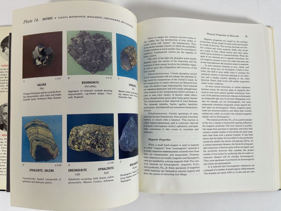 Signed First Edition 1967 Book Mineral Recognition Signed By Iris Vanders [Photo 10]