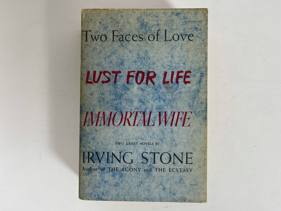 Signed Book Two Faces Of Love Lust For Life And Immortal Wife Signed By Irving Stone [Photo 3]