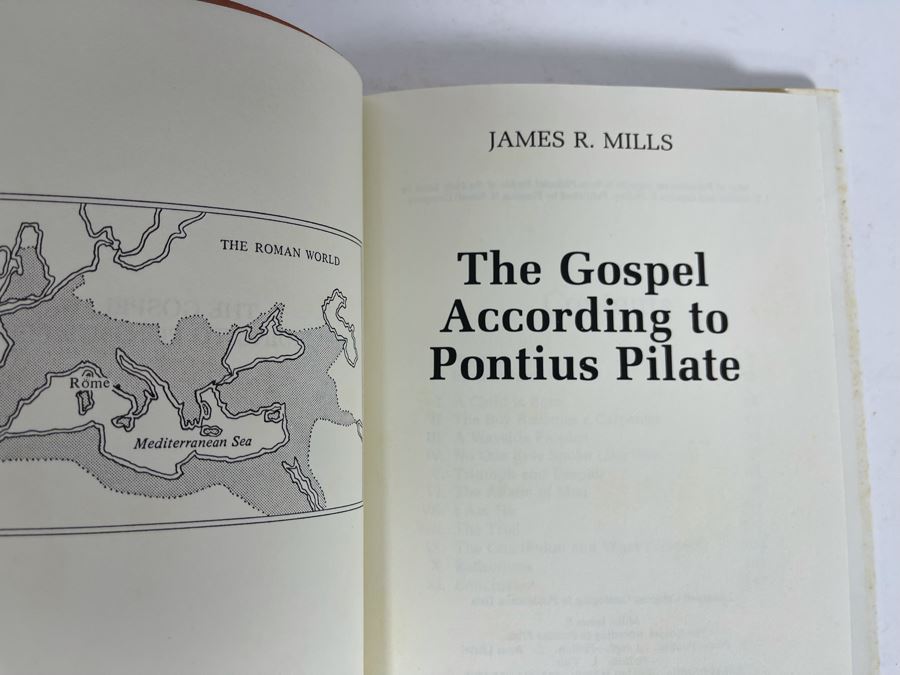 Signed Book The Gospel According To Pontius Pilate Signed By James R. Mills [Photo 5]