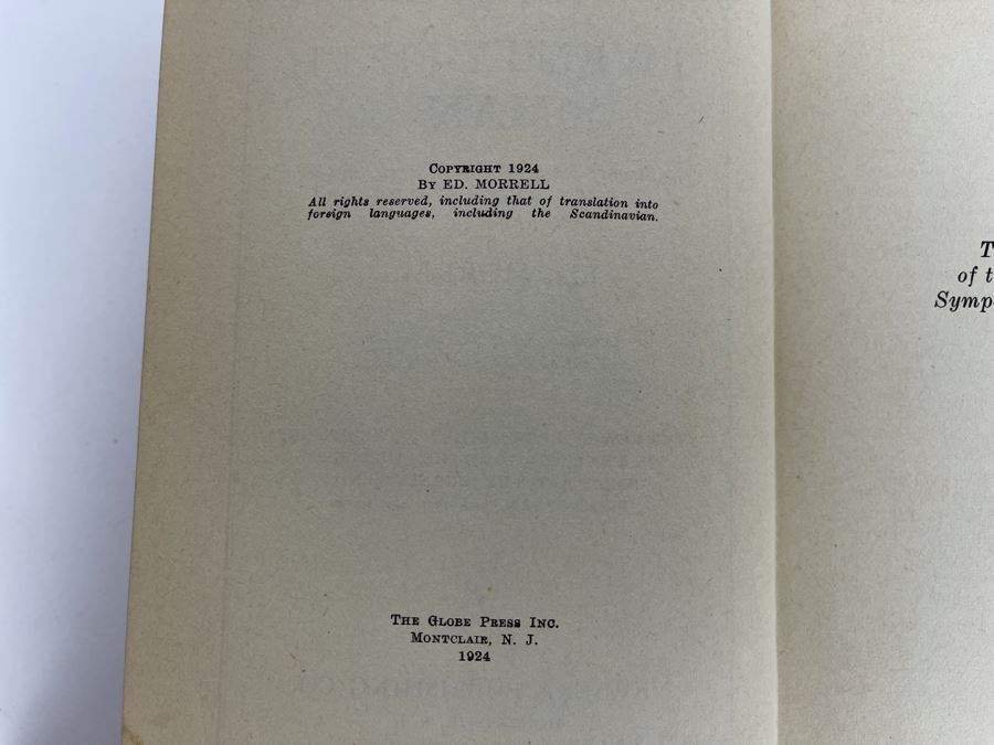 Signed Book The 25th Man The Strange Story Of Ed Morrell - The Hero Of Jack London's 'Star Rover' Lone Survivor Of The Famous Band Of CA Feud Outlaws [Photo 7]