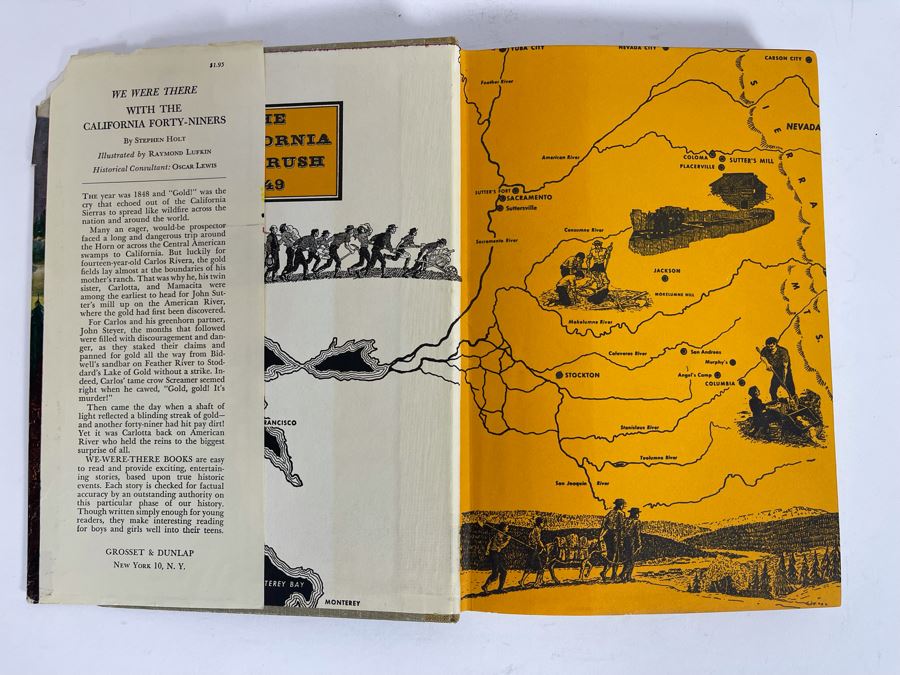 Signed First Edition 1956 Book We Were There With The California Forty-Niners Signed By Stephen Holt [Photo 4]