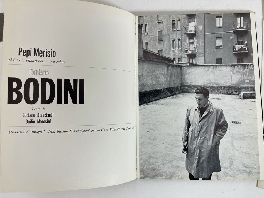 Signed Art Book Of Artist Floriano Bodini Sculptures Photography By Pepi Merisio Signed By Artist Floriano Bodini With Pair Of 8 X 10 B&W Photographs Of His Sculptures [Photo 8]