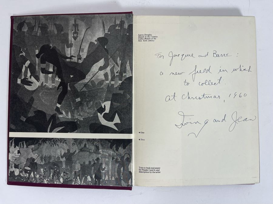 First Edition 1960 Book American Negro Art By Cedric Dover Signed By Irving Stone [Photo 4]