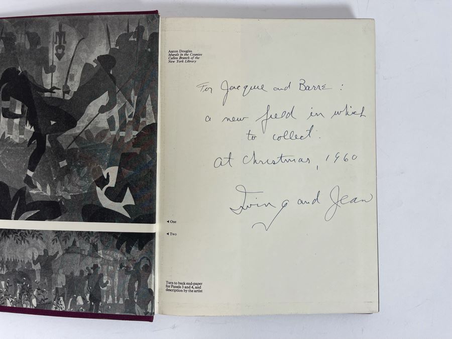 First Edition 1960 Book American Negro Art By Cedric Dover Signed By Irving Stone [Photo 5]