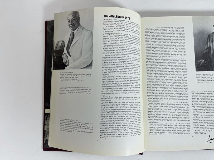 First Edition 1960 Book American Negro Art By Cedric Dover Signed By Irving Stone [Photo 8]
