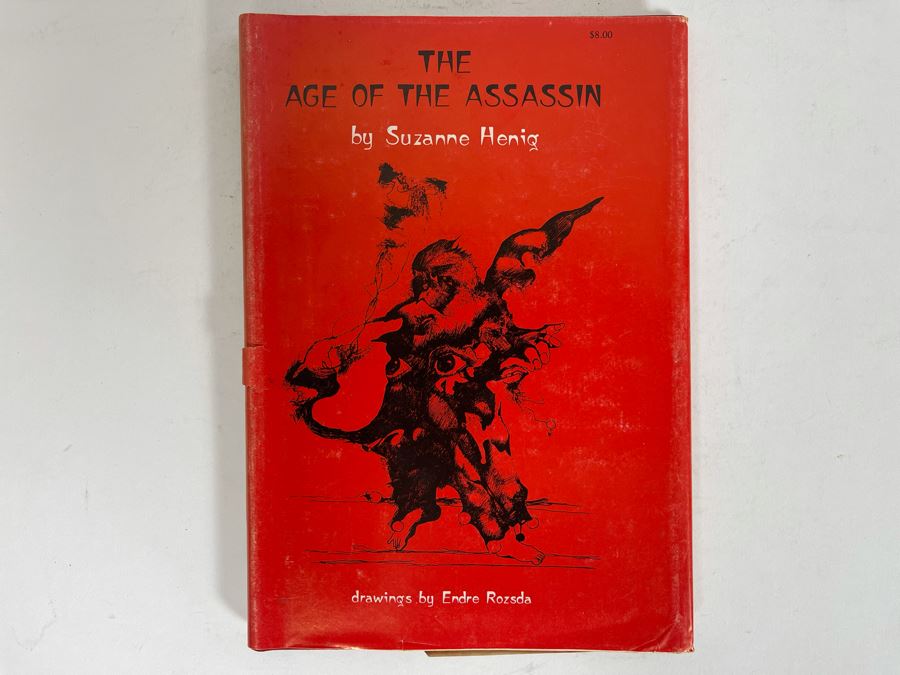 Signed First Edition 1976 Book The Age Of The Assassin By Suzanne Henig [Photo 2]