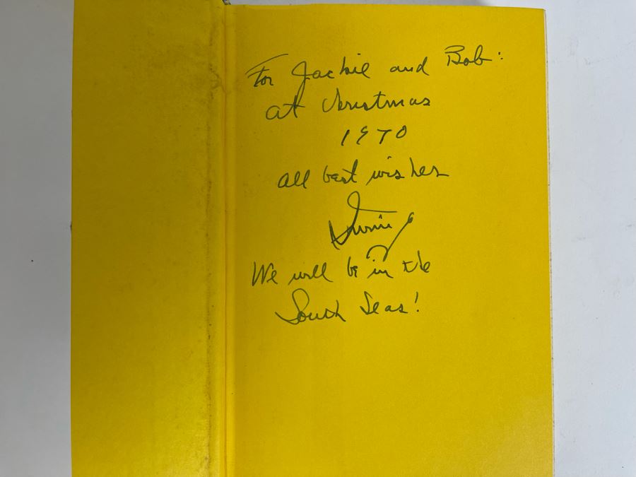 Signed First Edition 1970 Book There Was Light Autobiography Of A University Berkeley: 1868-1968 Signed By Irving Stone [Photo 5]