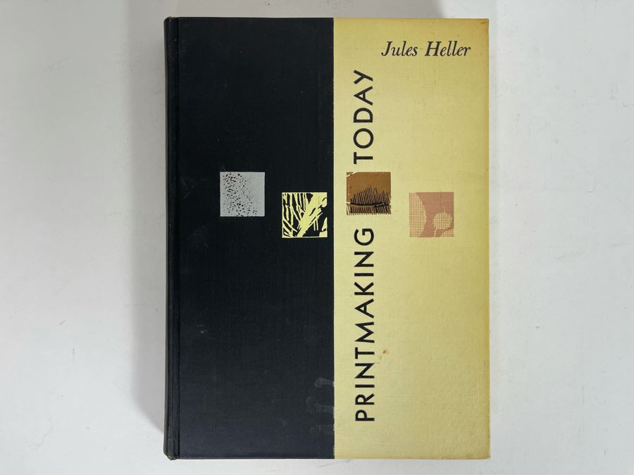 Signed First Edition 1958 Book Printmaking Today An Introduction To The Graphic Arts Signed By Jules Heller [Photo 2]