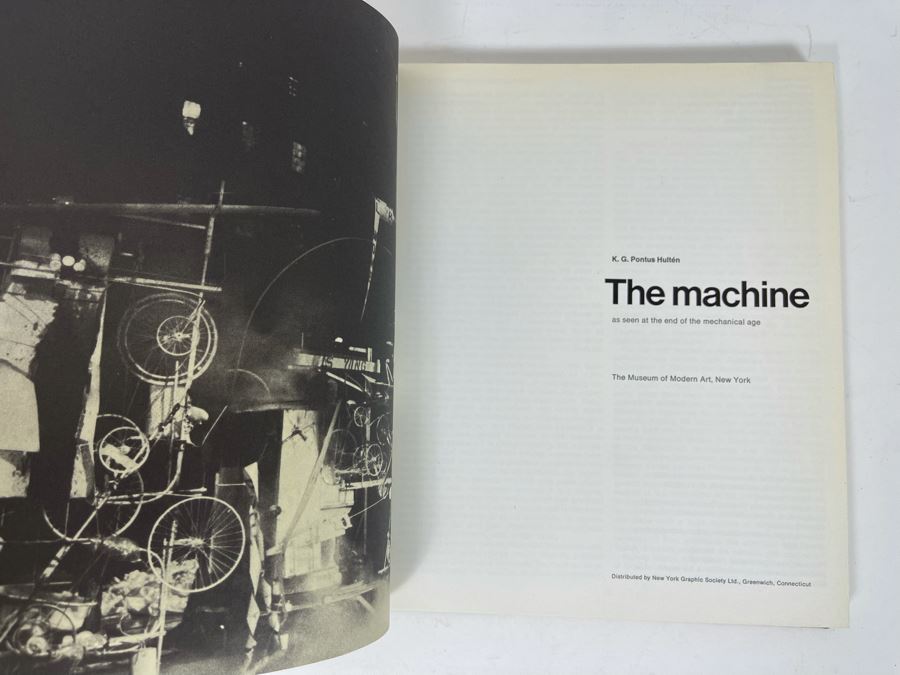 First Edition 1968 Book The Museum Of Modern Art The Machine By K. G. Pontus Hulten [Photo 5]