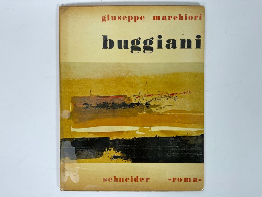 Signed Limited Edition Book Buggiani By Giuseppe Marchiori Published by Schneider, Roma, 1960 Signed By Artist Paolo Buggiani And Robert Schneider Italy [Photo 2]