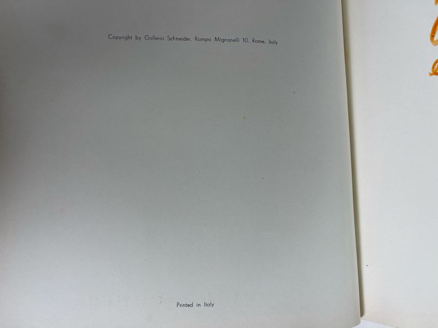 Signed Limited Edition Book Buggiani By Giuseppe Marchiori Published by Schneider, Roma, 1960 Signed By Artist Paolo Buggiani And Robert Schneider Italy [Photo 6]