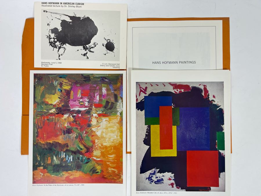Hans Hofmann Paintings A Selection From The University Of California Collection La Jolla Museum Of Art 1968 Exhibit Catalog