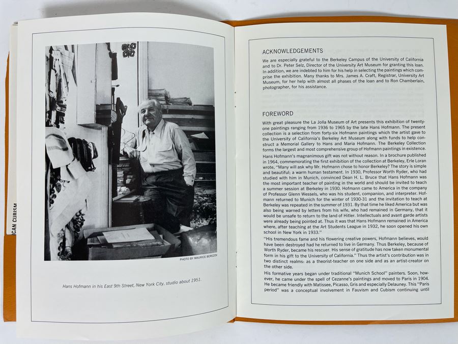 Hans Hofmann Paintings A Selection From The University Of California Collection La Jolla Museum Of Art 1968 Exhibit Catalog [Photo 8]