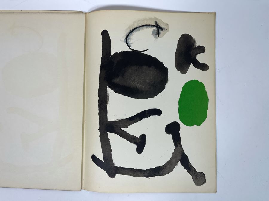 Joan Miro Derriere Le Miroir Softcover Book Original Edition Complete With 8 Color Lithographs Published By Maeght Editeur, Paris, 1961 Estimate $1,600 [Photo 22]