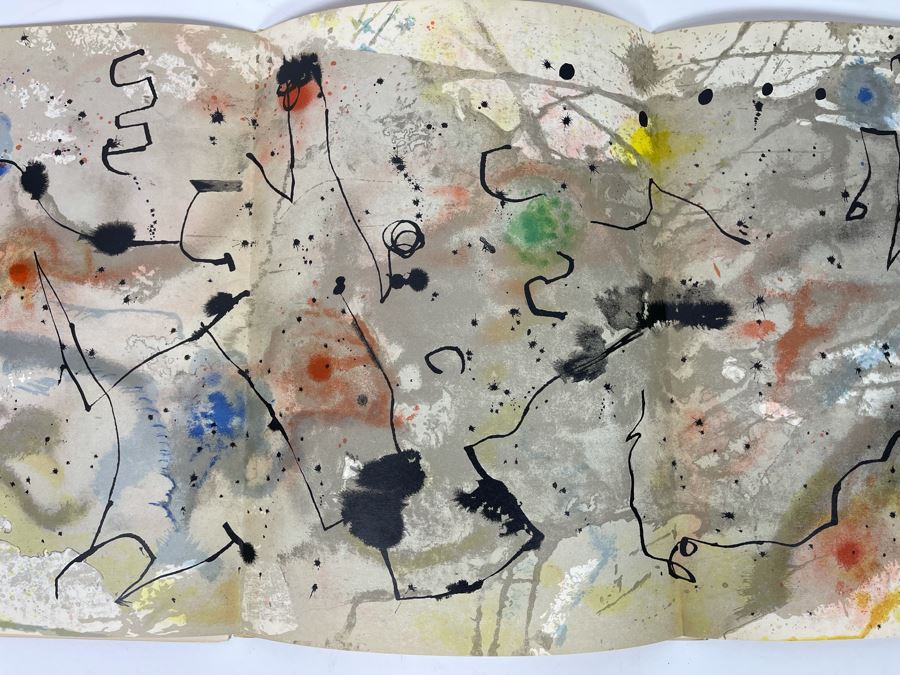 Joan Miro Derriere Le Miroir Softcover Book Original Edition Complete With 8 Color Lithographs Published By Maeght Editeur, Paris, 1961 Estimate $1,600 [Photo 15]