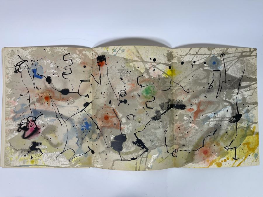 Joan Miro Derriere Le Miroir Softcover Book Original Edition Complete With 8 Color Lithographs Published By Maeght Editeur, Paris, 1961 Estimate $1,600 [Photo 14]