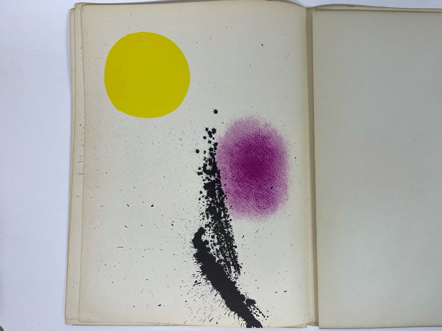 Joan Miro Derriere Le Miroir Softcover Book Original Edition Complete With 8 Color Lithographs Published By Maeght Editeur, Paris, 1961 Estimate $1,600 [Photo 20]