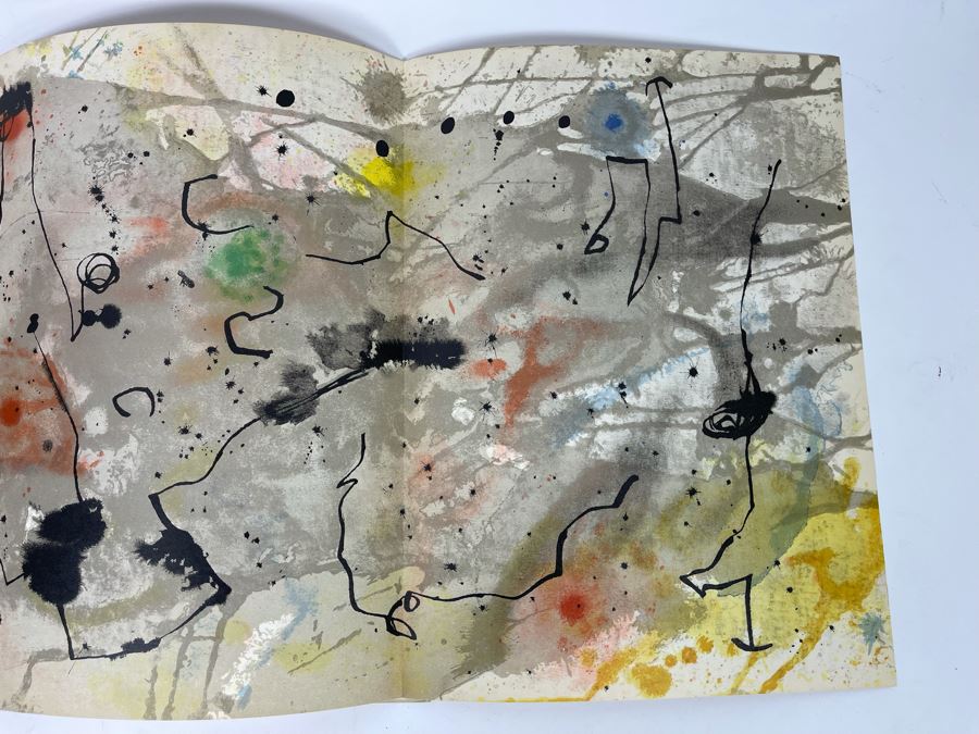 Joan Miro Derriere Le Miroir Softcover Book Original Edition Complete With 8 Color Lithographs Published By Maeght Editeur, Paris, 1961 Estimate $1,600 [Photo 16]