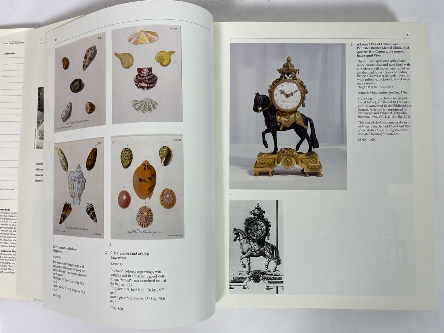 Sotheby's Hardcover Auction Catalog For The Estate Of Jacqueline Kennedy Onassis 1996 [Photo 8]