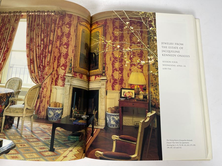 Sotheby's Hardcover Auction Catalog For The Estate Of Jacqueline Kennedy Onassis 1996 [Photo 10]