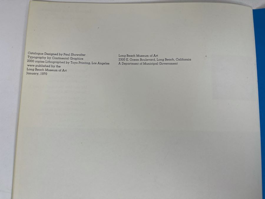 1970 Alexander Calder Exhibition Catalog Program For Calder Gouaches The Art Of Alexander Calder Long Beach Museum of Art [Photo 8]