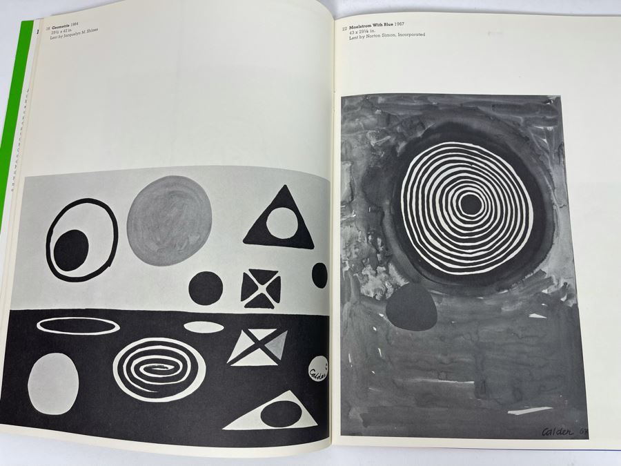 1970 Alexander Calder Exhibition Catalog Program For Calder Gouaches The Art Of Alexander Calder Long Beach Museum of Art [Photo 6]