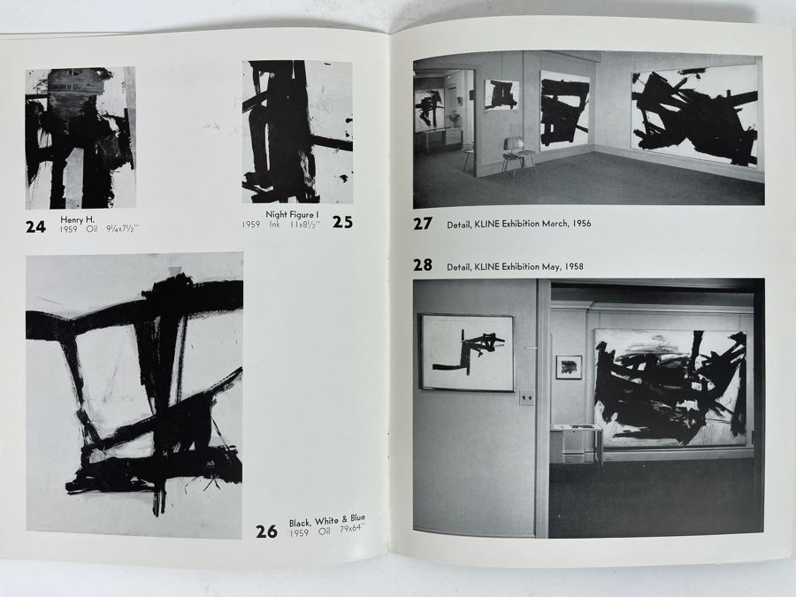 1960 Franz Kline Exhibition Catalog Sidney Janis Presents An Exhibition Of New Paintings By Franz Kline New York [Photo 1]