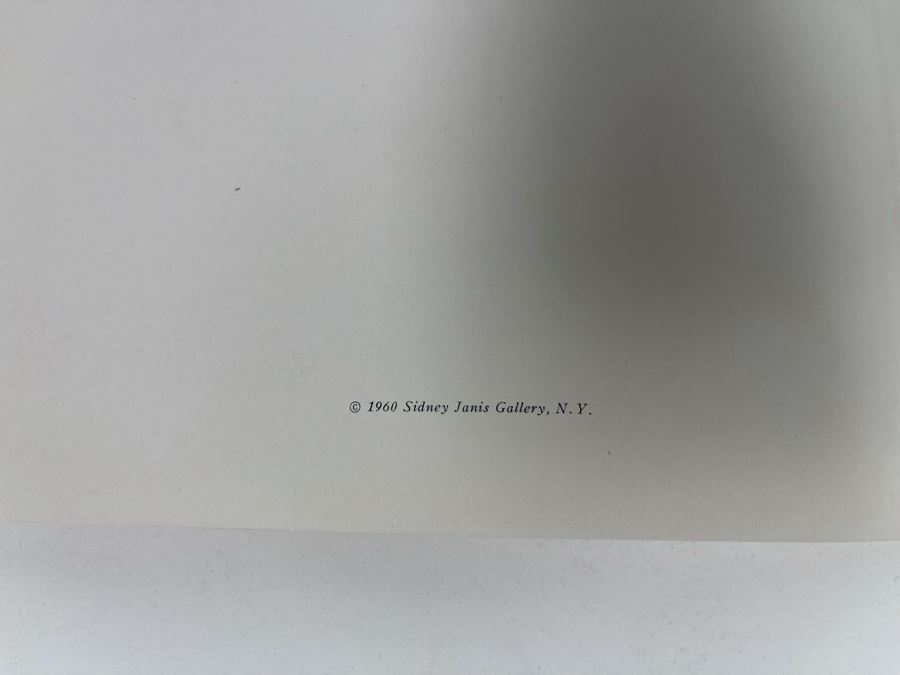 1960 Franz Kline Exhibition Catalog Sidney Janis Presents An Exhibition Of New Paintings By Franz Kline New York [Photo 5]