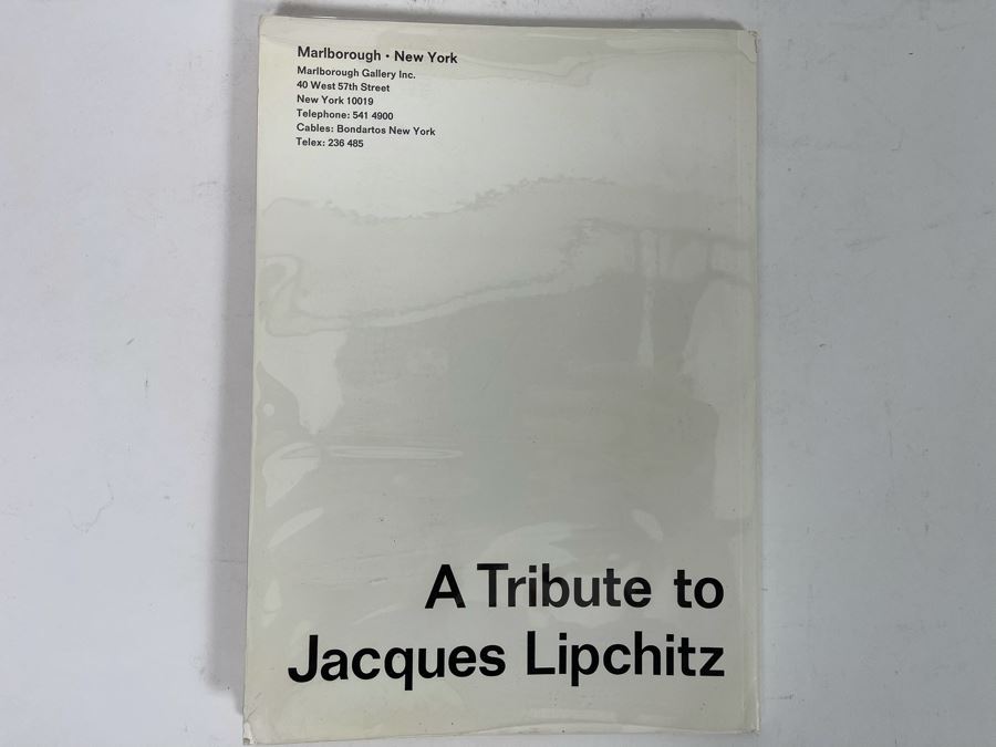 1973 Marlborough Gallery New York Exhibition Catalog A Tribute To Jacques Lipchitz In America: 1941-1973 [Photo 2]