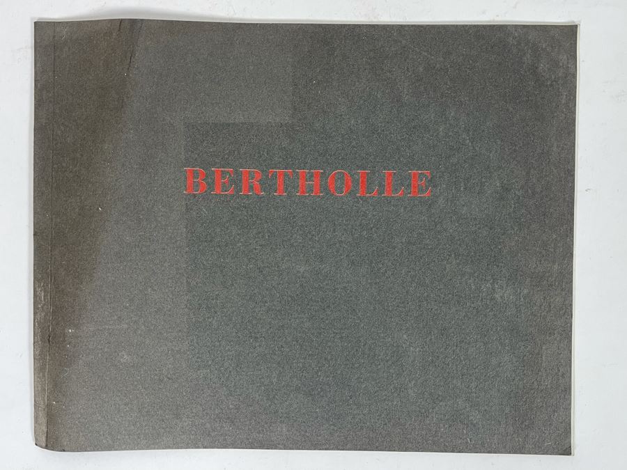 1963 Limited Edition Jean Bertholle Exhibition Catalog Galerie Roque Paris [Photo 2]