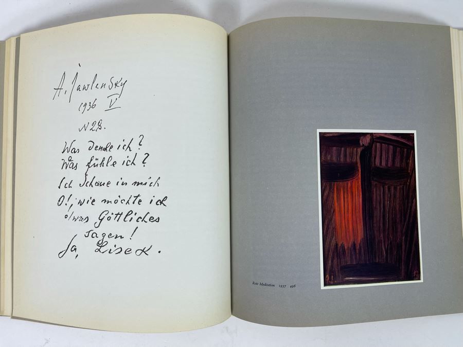 1959 First Edition Alexej Jawlensky Art Book By Clemens Weiler [Photo 10]